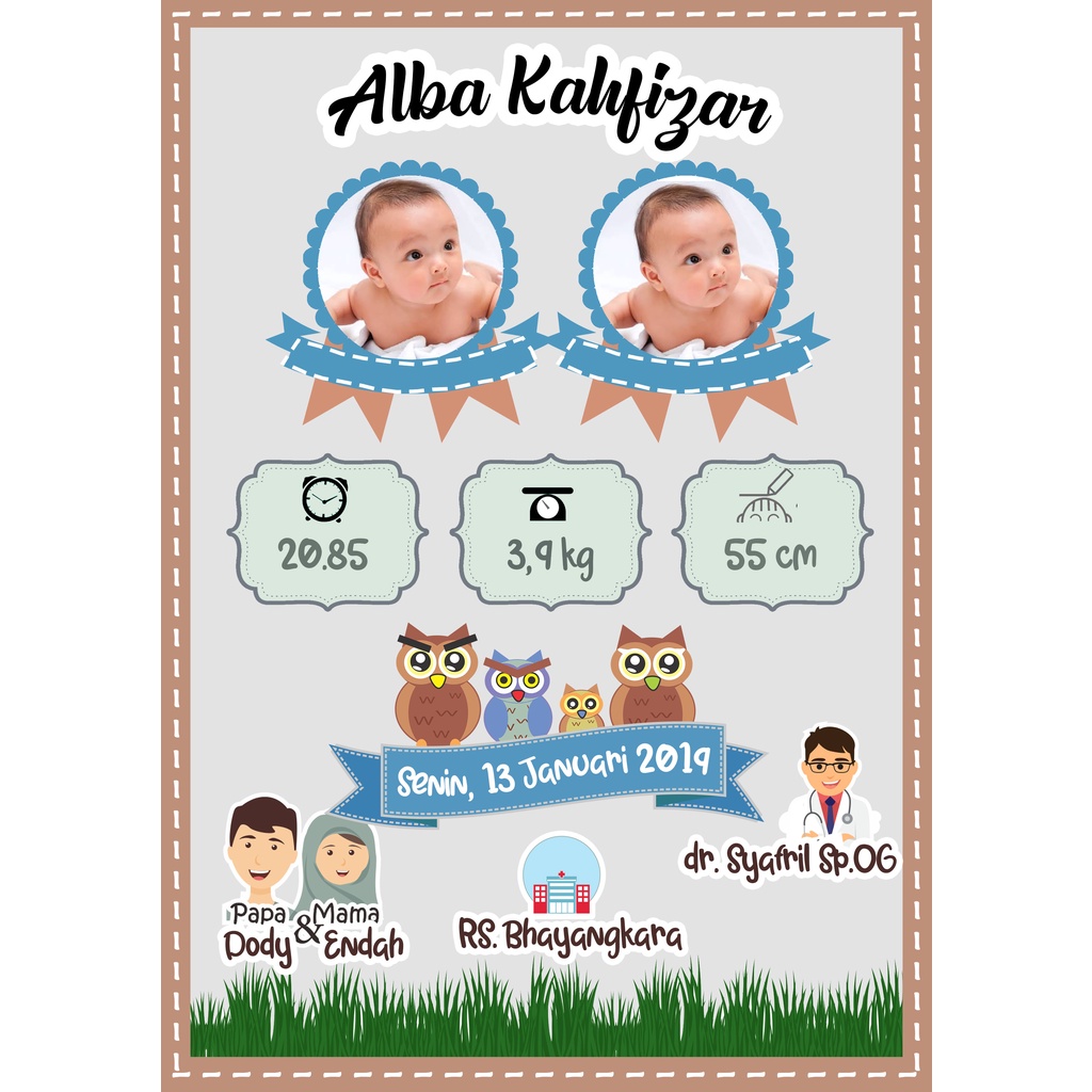 MILIKI DESAIN BIODATA BAYI HARGA TERJANGKAU BANYAK PILIHAN BIODATA ANAK BIODATA KELAHIRAN-12