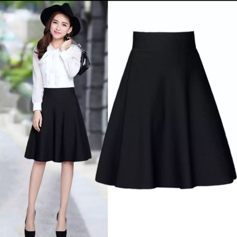 Korean Flare Short Skirt