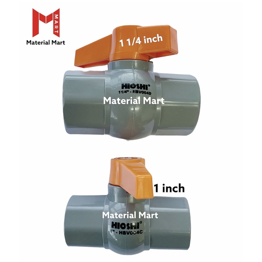 Ball Valve 1 1/4&quot; | Stop Kran 1 Inch | Keran PVC | Ball Valep 1 1/4 Inch | Material Mart