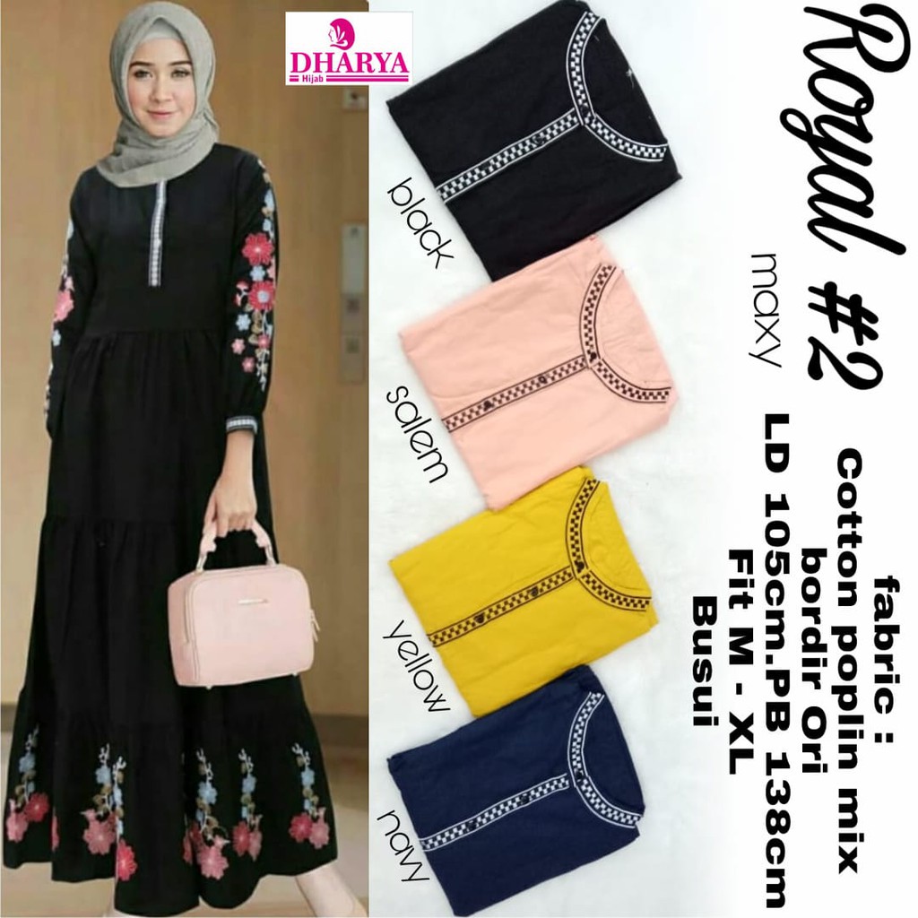 Royal Gamis By Dharya | Suplier Hijab Solo| Grosir