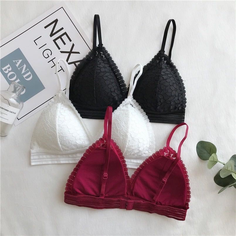 BH Seamless deep v cross women bra