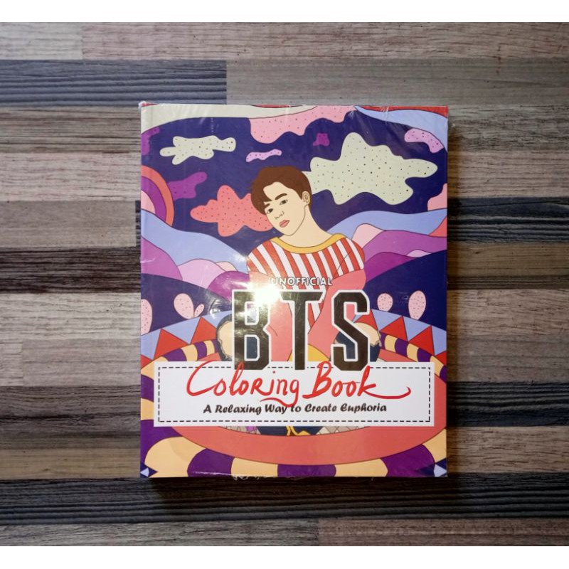 BUKU MEWARNAI BTS - BTS COLORING BOOK Oleh: Kim Woo Ma