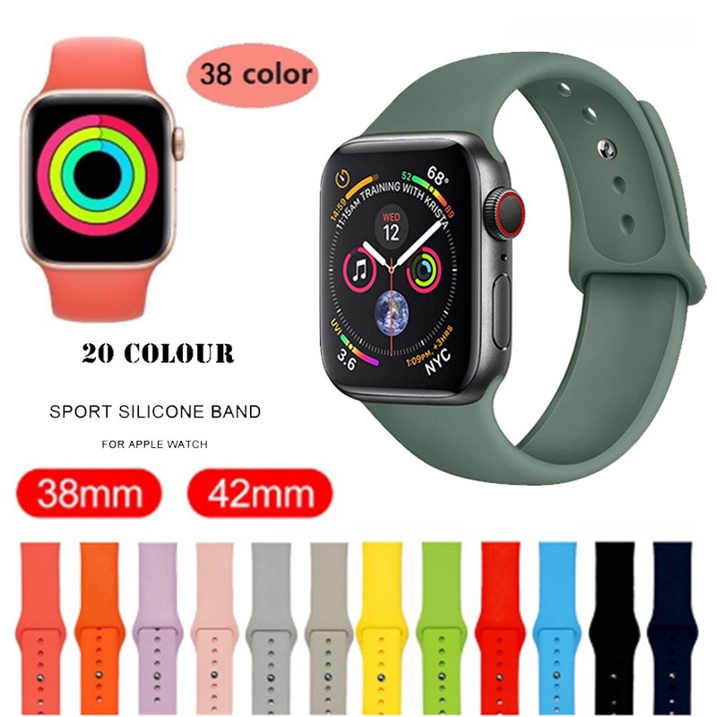 Strap Smartwatch T500 / U78 Plus / T600S / W46 / W46 / FT50 / F10 Tali Jam Colorfull Series 1/2/3/4