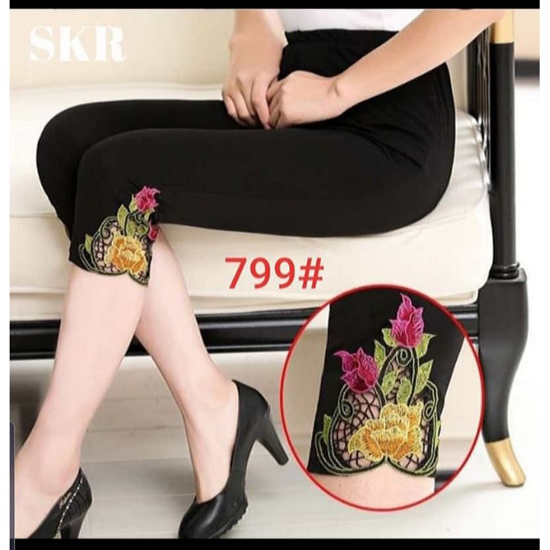 NEW LEGGING 7/8 RENDA KAKI 799 IMPORT / LEGGING MURAH / LEGGING IMPORT MURAH