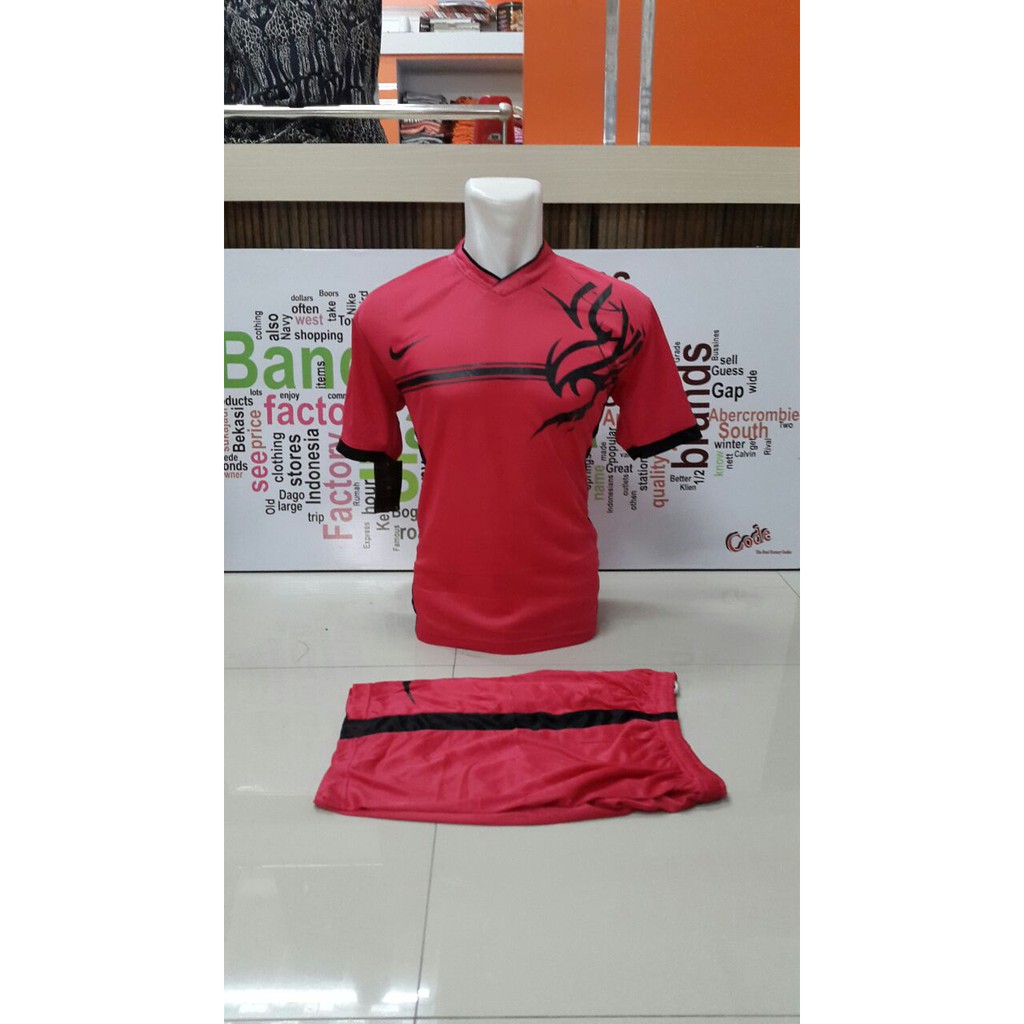 sragam,// teamm,// stelan,// olahraga futsal sepakbola nike desember pink