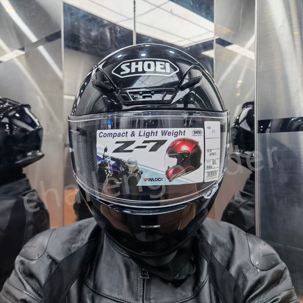 Shoei Helm Z7 Bright Black Special Edition Full Face Motor 1：1 COD Ready Stock