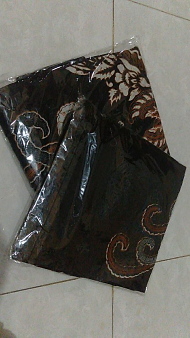 Batik Couple Keluarga Sania Ruffle Ori Ndoro Jowi Dnt Motif