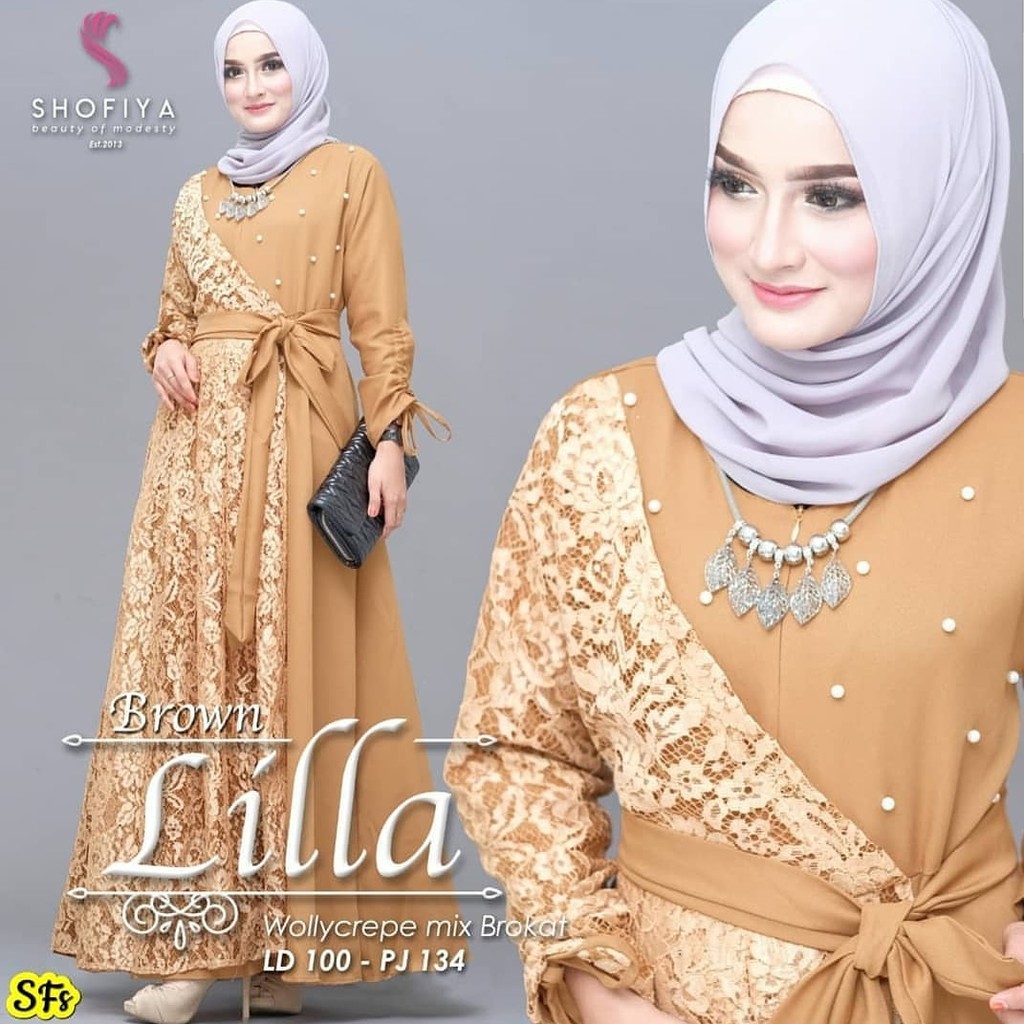 LILLA MAXY - FLOTTILICIOUS / DRES MUSLIM / DRES MURAH / GROSR BAJU ONLINE