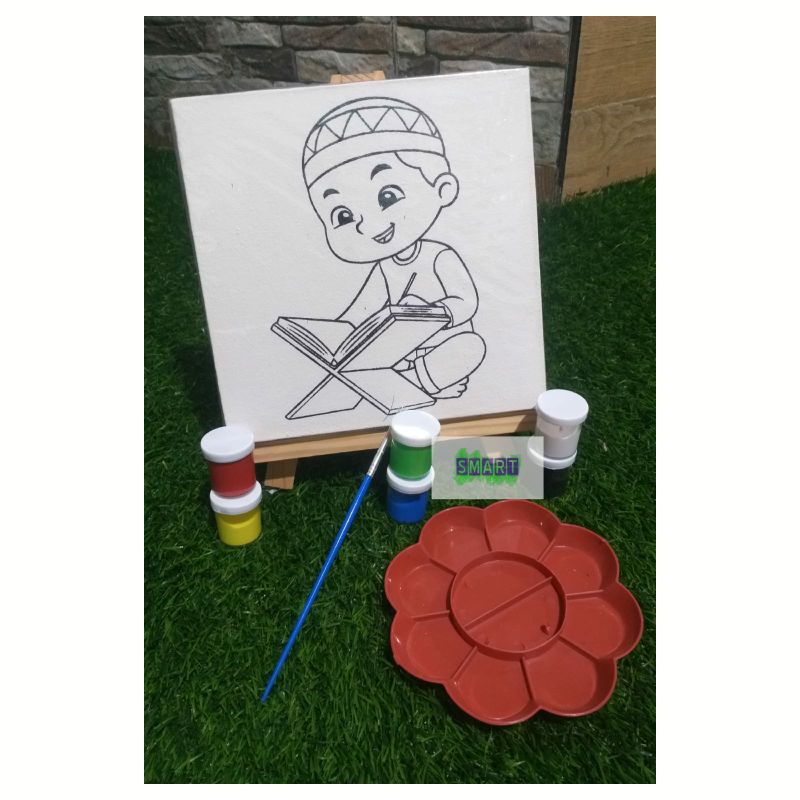 

Kanvas lukis sketsa set ukuran 20cm x 20cm berkualitas FREE kanvas lukis board