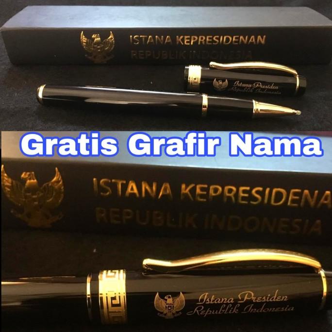 

Pulpen mewah logo istana gratis tambah nama bukan parker montblanc