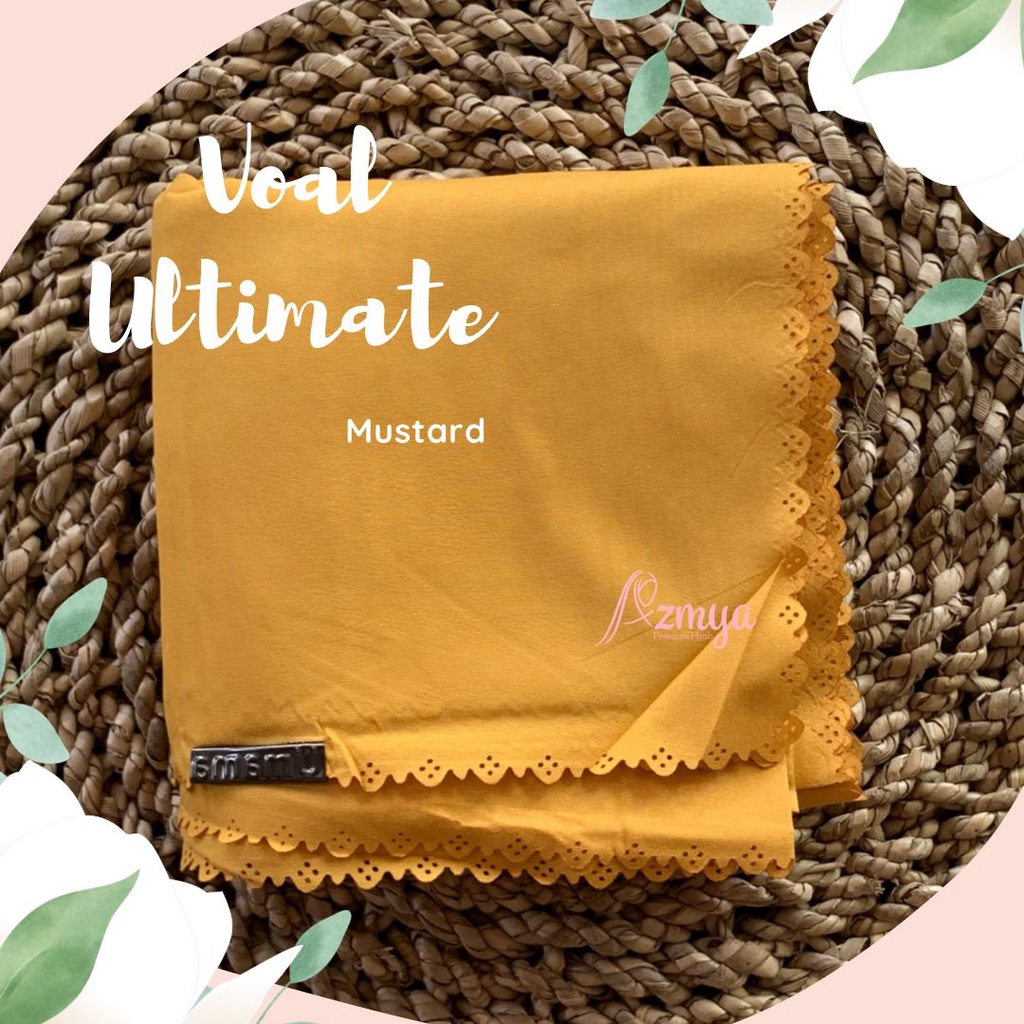 Jilbab Segiempat Voal Miracle Plain Umama VOAL ULTIMATE 110x110 PART 4-MUSTARD