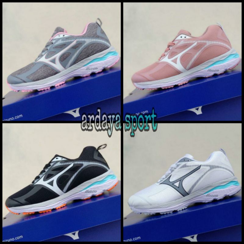 SEPATU WANITA OLAHRAGA MIZUNO SKYWAVE WOMEN SENAM ZUMBA AEROBIK LARI GYM FITNES MADE IN VIETNAM