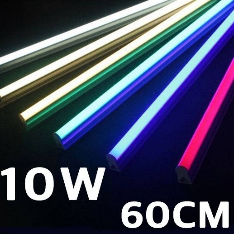 Lampu TL Neon T5 LED 10W 60cm Tube Warna Warni