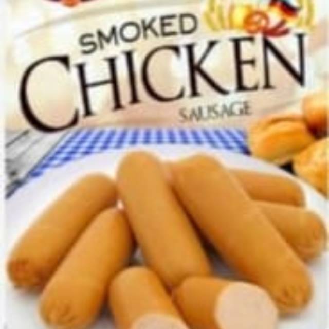 

Smoked chicken saussage
