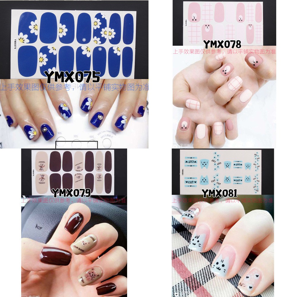 STIKER KUKU NAIL STICKER KARAKTER KODE YMX BAG 5