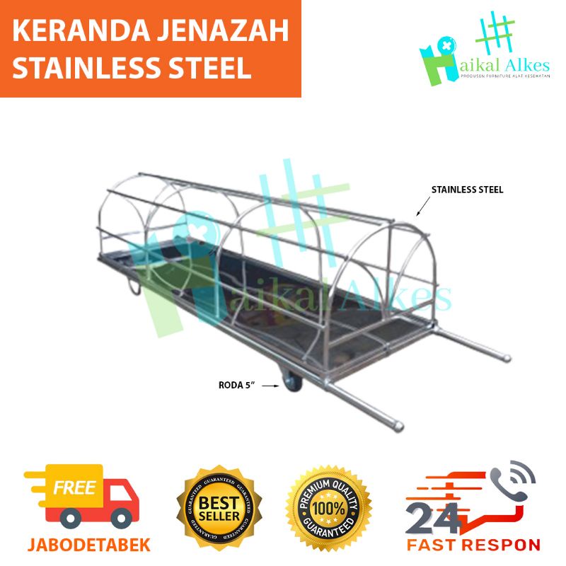 keranda jenazah/keranda mayat (stainless)