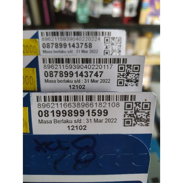 Perdana XL 8 GB Ada Kuota Paket Internet, Kartu paketan Nomor cantik