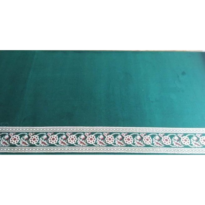 Sajadah 6m Karpet Mushola Mesjid Merah Hijau 6 Meter Sholat Panjang Rol Prayer Rug Almira Murah