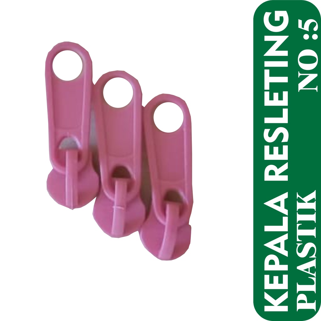 KEPALA RESLETING / KEPALA RESLETING MURAH / KEPALA RESLETING NO 5 PLASTIK/ KEPALA RESLETING JAKET