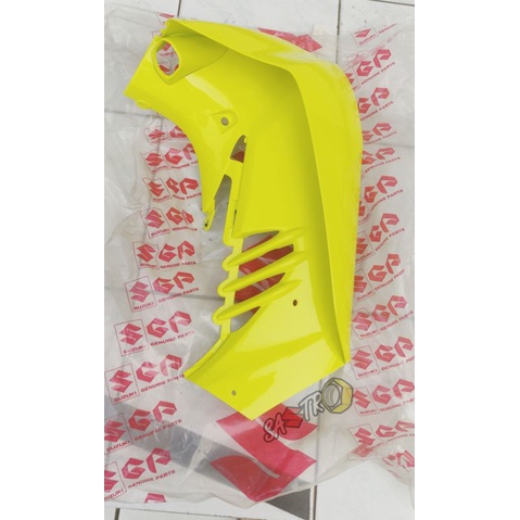 sayap kanan fairing shield leg RH kuning aura yelow suzuki shogun 125 SP FD baru ori sgp