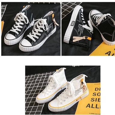 SW82 Sepatu Sneakers Tali Wanita Import Korea - Sepatu Import Sneakers Wanita - Sepatu Wanita Kanvas