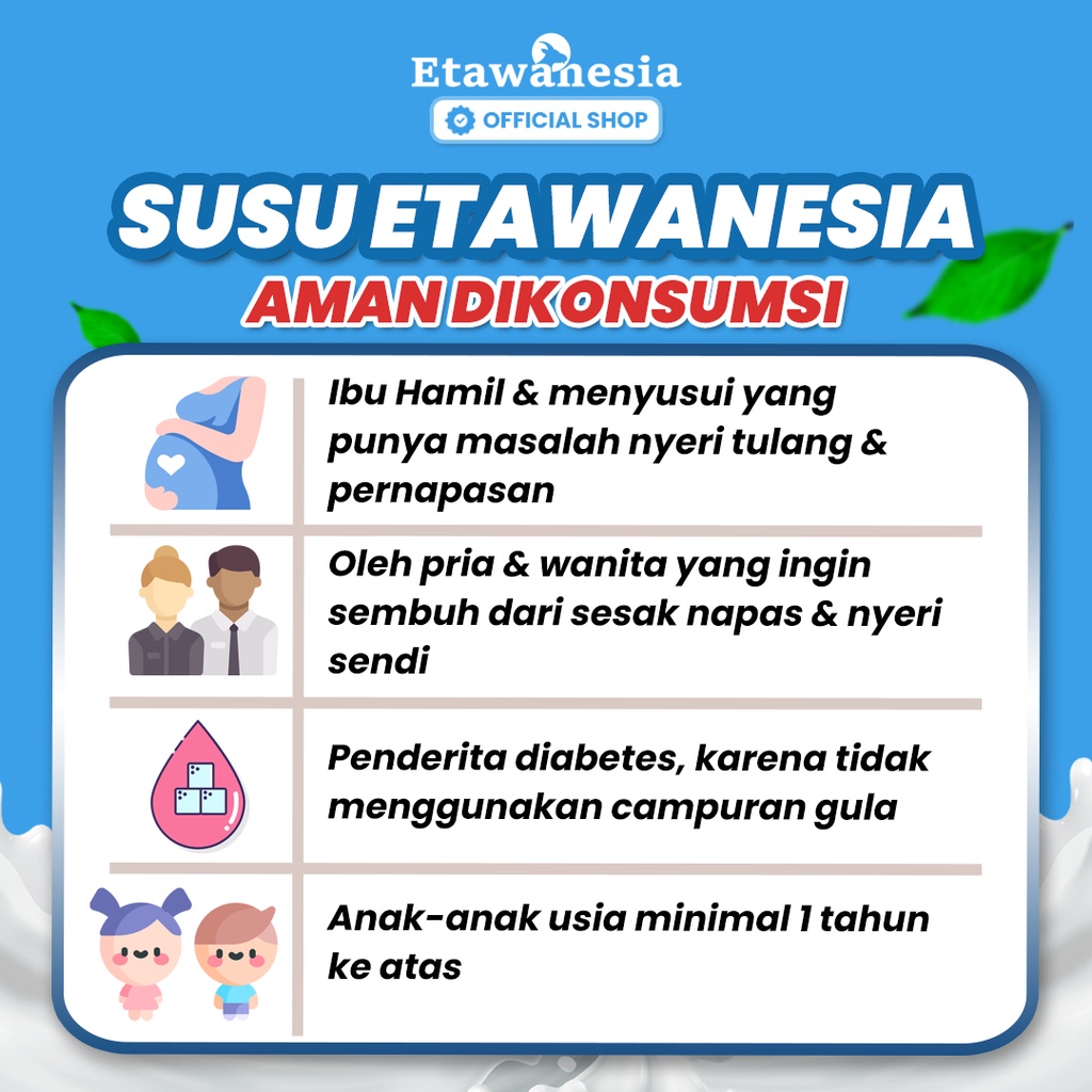 PAKET 5 BOX Etawanesia Etawa Biru - Susu Kambing Etawa Platinum + Ekstrak Moringa Folium ( Ekstrak Daun Kelor ) + Krim Bubuk