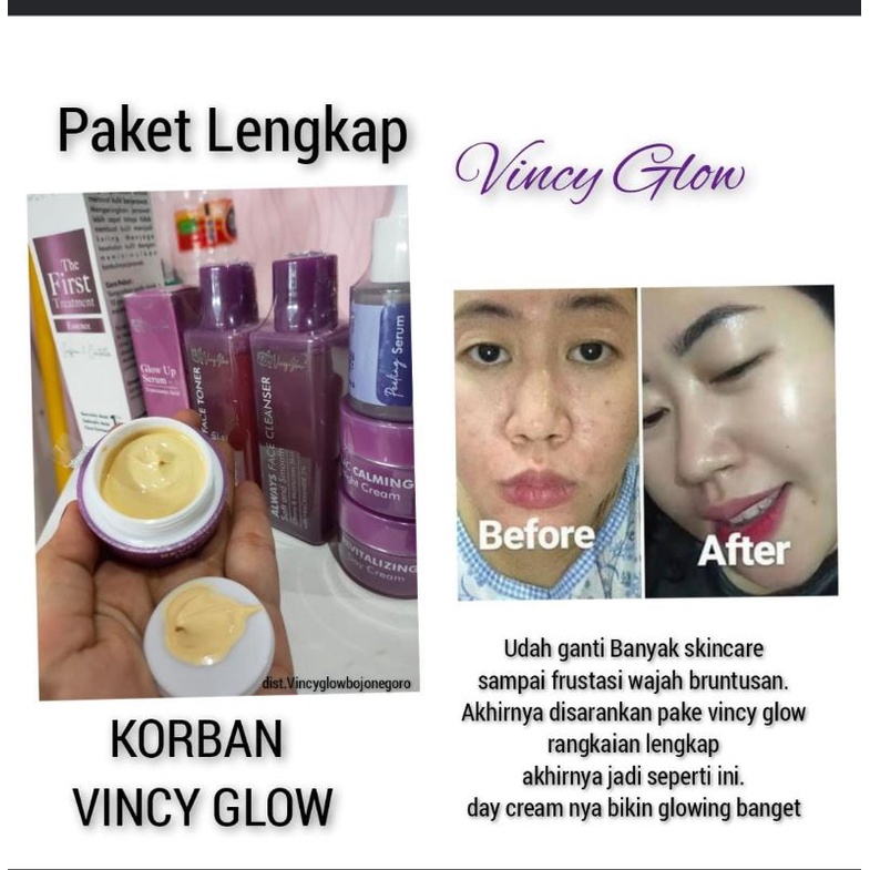 Vincy glow paket karma NEW
