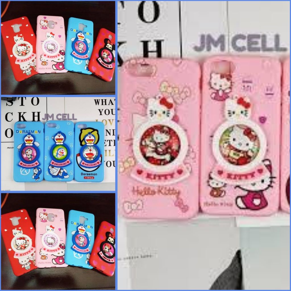 GRATIS ONGKIR  SOFT CASE TIMBUL KARAKTER OPPO A3S KACA