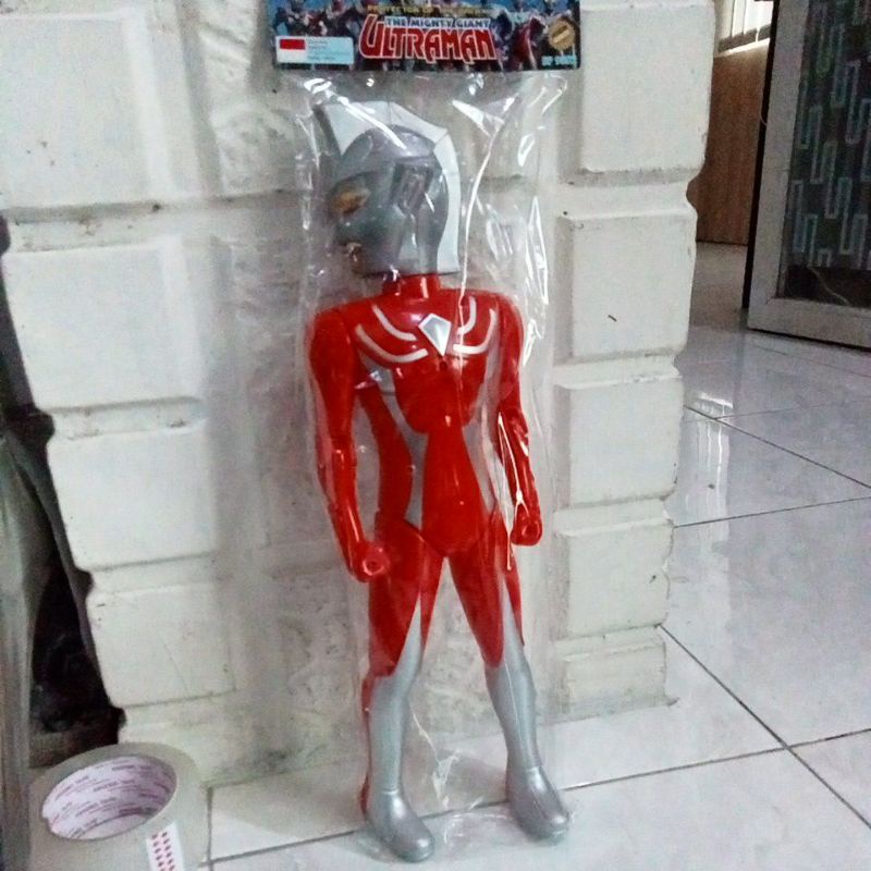 BP 9552 - (Free Batterai) Mainan Ultraman ukuran 40cm merah BP9552