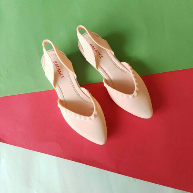 L608 Sepatu Jelly Wedges Anak 26-35 4cm All Varian Warna