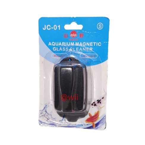 Yamano JC 01 Small Magnet Pembersih Kaca Aquarium Aquascape Magnetic Brush