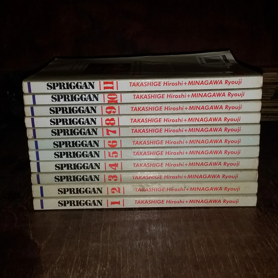 Komik SPRIGGAN. 1 - 11 Tamat. Takashige Hiroshi + Minagawa Ryouji.