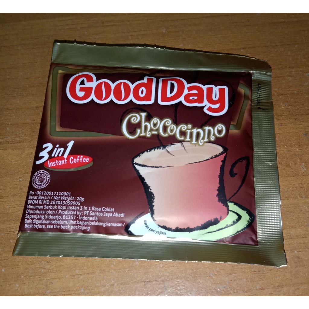 

Good Day Chococinno kemasan sachet 20g