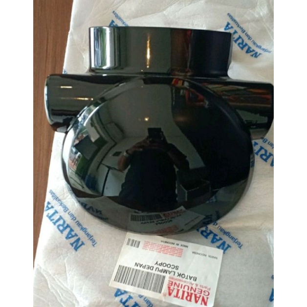 BATOK LAMPU DEPAN BATOK  KEPALA DEPAN SCOOPY KARBU LAMA HITAM