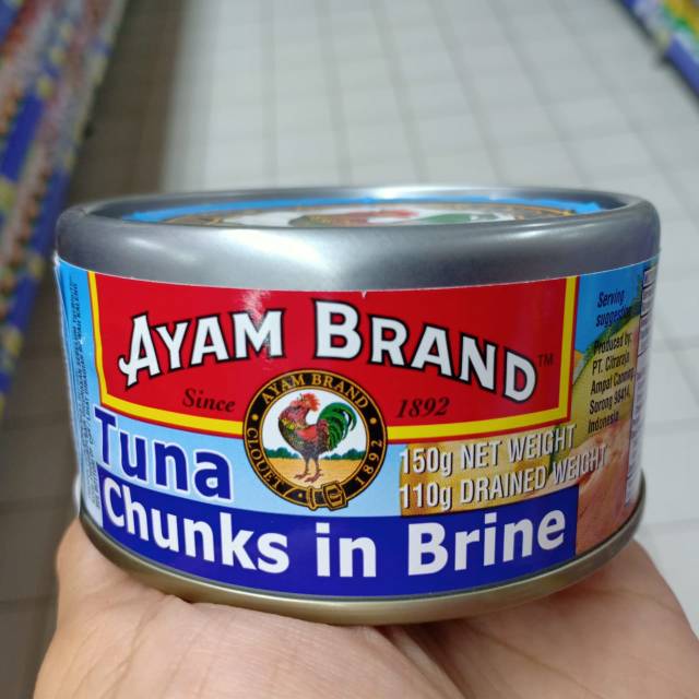 

ayam brand tuna chunks in brine 160 gr