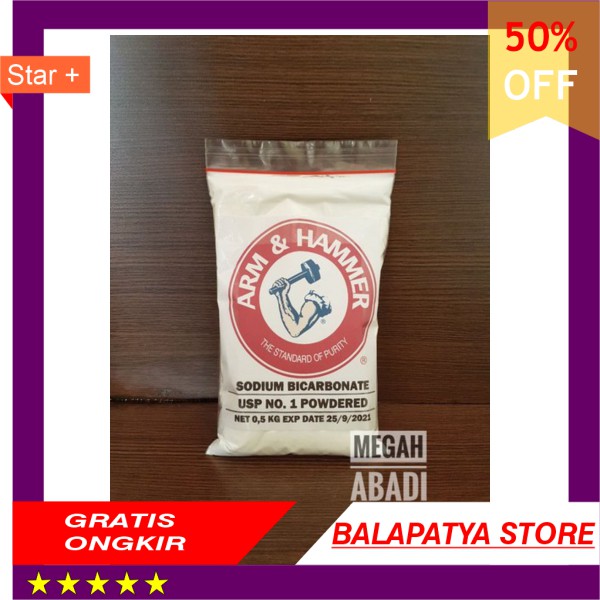 

40 OFF KHUSUS HARI INI !!! Soda kue Sodium Bicarbonate Baking Soda food grade 500 Gram