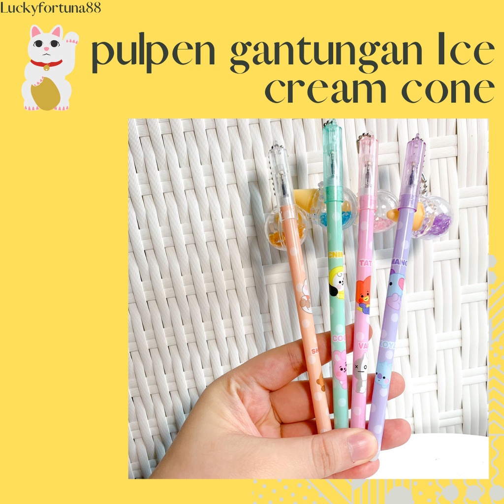 

[Luckyfortuna88] pulpen gantungan ice cream cone pen gantungan ice cream cone alat tulis sekolah alat tulis kantor lucu murah kualitas premium lucu murah