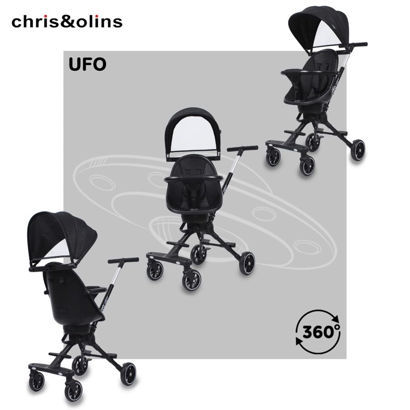 Makassar - Stroller Travelling Micro Trike Chris&amp;Olins 8875 UFO Full Rotate 360 Menyerupai Micro Trike V8