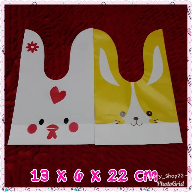 

Plastik kemasan/plastik ulang tahun/kemasan makanan/goodie bag/plastik korea/plastik import