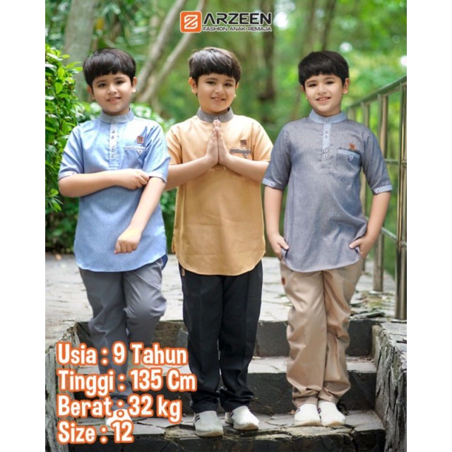 Afsheenastore Koko oemar By Arzeen / Koko Anak 6-14T