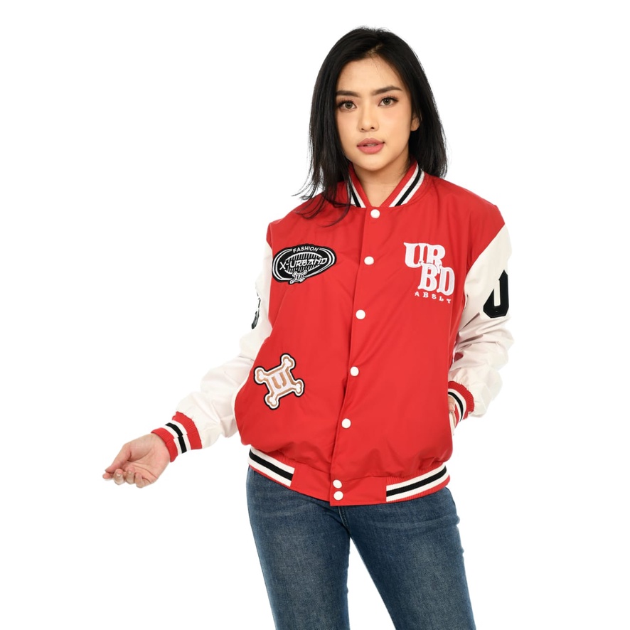 Jaket Varsity Baseball Full Bordir A218