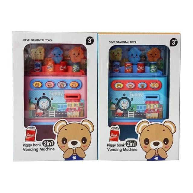 MAINAN PIGGY BANK VENDING MACHINE 2 IN 1 - 943