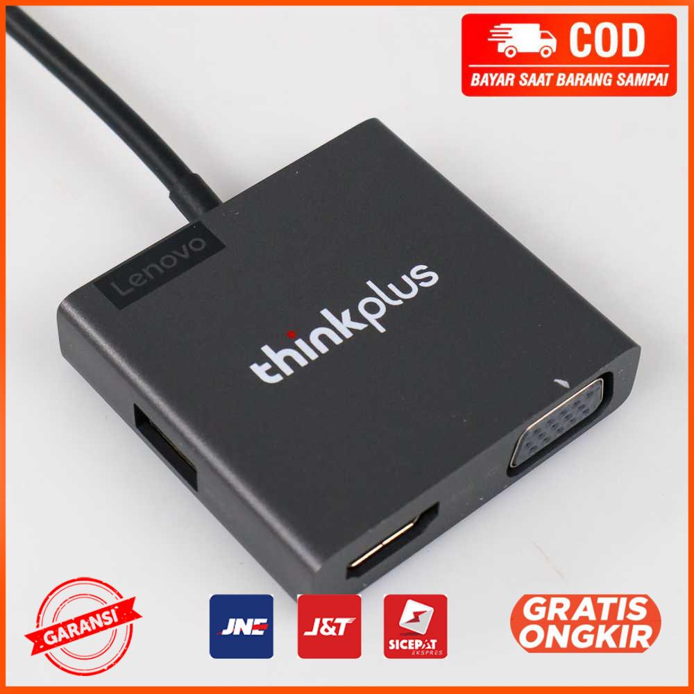 Lenovo Thinkplus Video Adapter USB Type C to HDMI 4K VGA 1080P