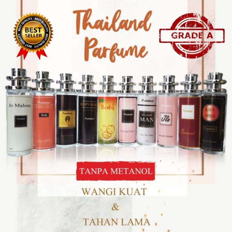 Parfum Badan Thailand Grade A Spray Non Metanol Harga Promo