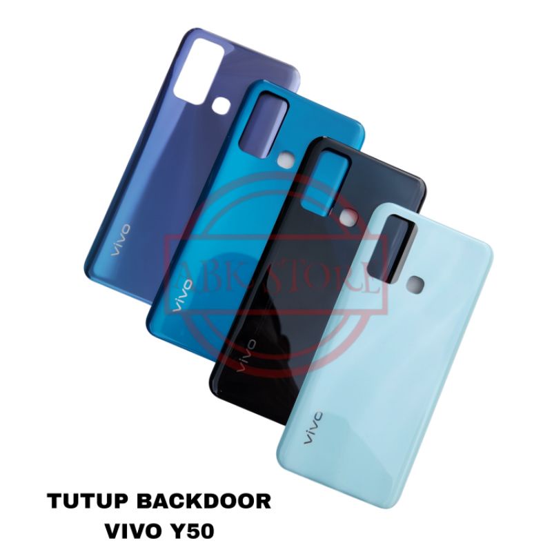 TUTUP BELAKANG BACKDOOR BACKCOVER BACK CASING VIVO Y50 COVER BATERAI