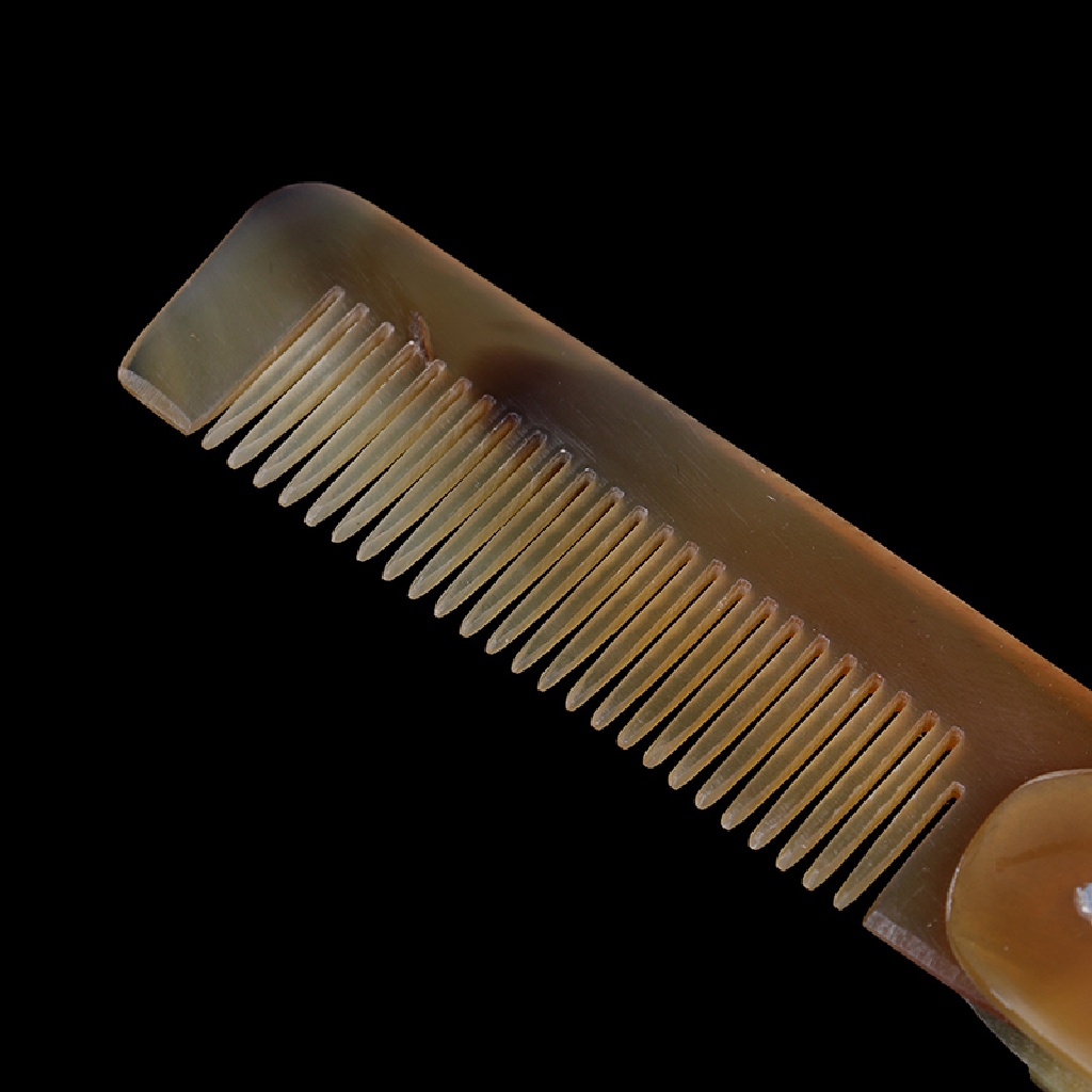 (Infiniteforce.Id) Sisir Lipat Bahan Tanduk Lembu Untuk Menata Rambut / Jenggot