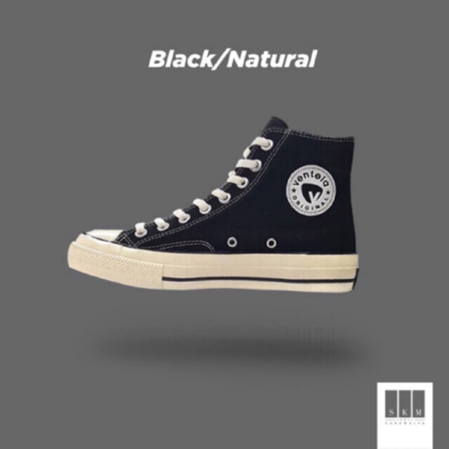 Ventela BTS 70s High Glossy Sneakers High Sepatu Lokal Keren Original Pria Wanita