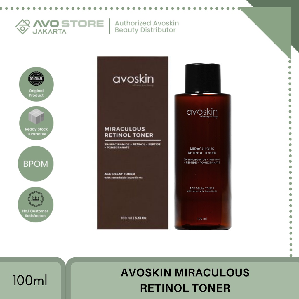 [BUNDLING] Miraculous Retinol Toner 100ml - YSB Serum Marine Collagen