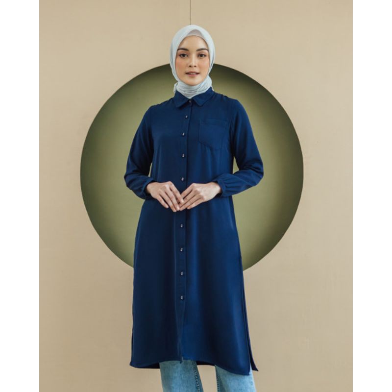 Alika Tunik Navy XL by Geulis