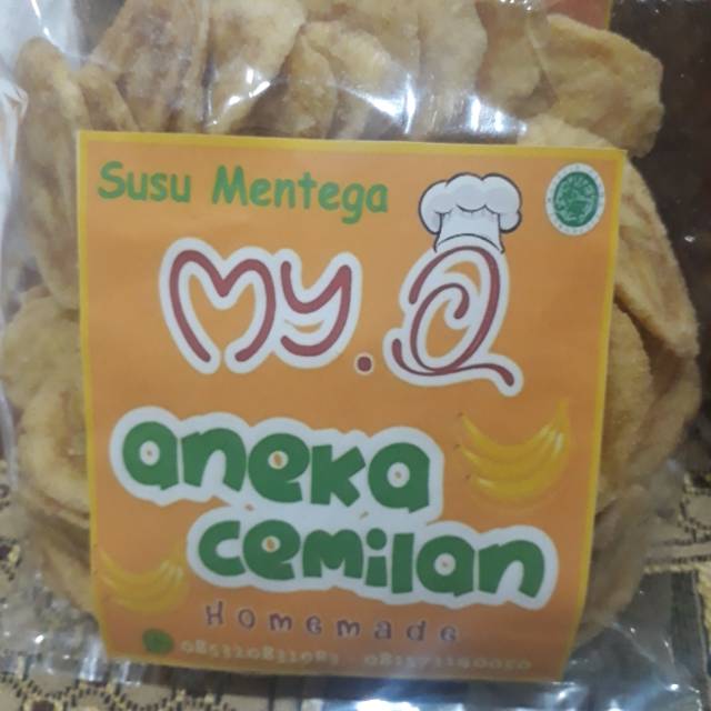 

Kripikp pisang renyah .. rasa susu mentega